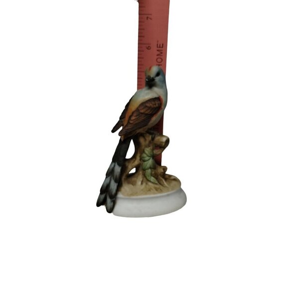 Vintage Lefton China Bird Figurine KW 1184 Flycatcher Handpainted Porcelain 4.5" - Picture 8 of 8